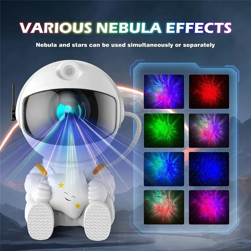 Astronaut Space Projector Starry Nebula Ceiling LED Lamp